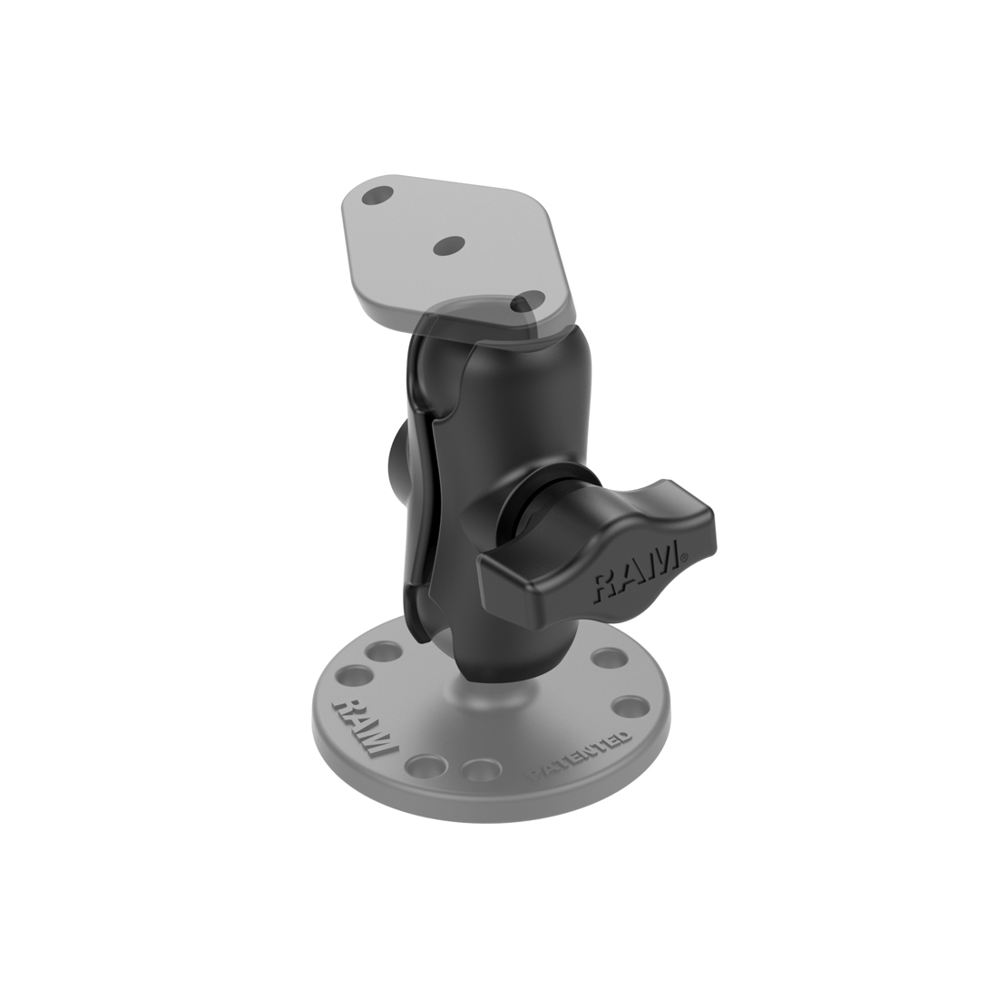 RAM-B-201U-A RAM Short Double Socket Arm For B Size 1" Balls ...