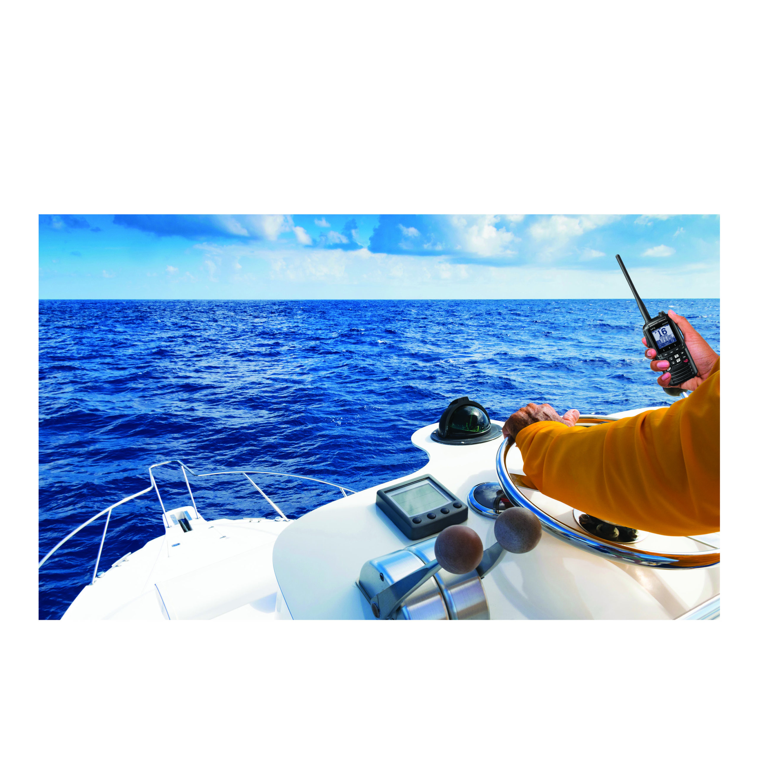 Standard Horizon HX890 Marine Transceiver: Floating Watt Class H DSC  Handheld VHF/GPS