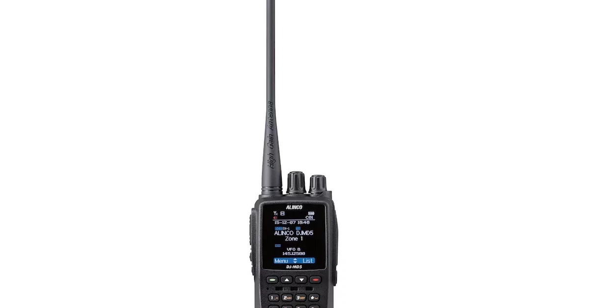 Alinco DJ-MD5XLT VHF/UHF Dualband DMR Transceiver - GPS 
