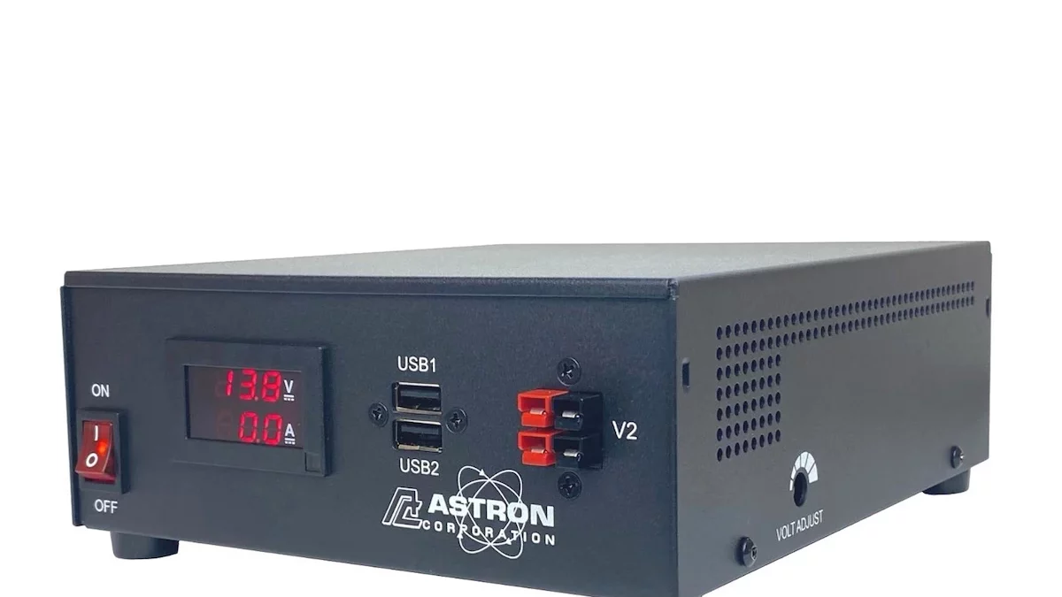 Astron SS-30M-AP 13.8 VDC Compact Switching Power Supply with Meters