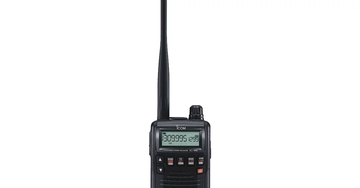 Icom IC-R6 Wideband Handheld Receiver - GPSCentral.ca