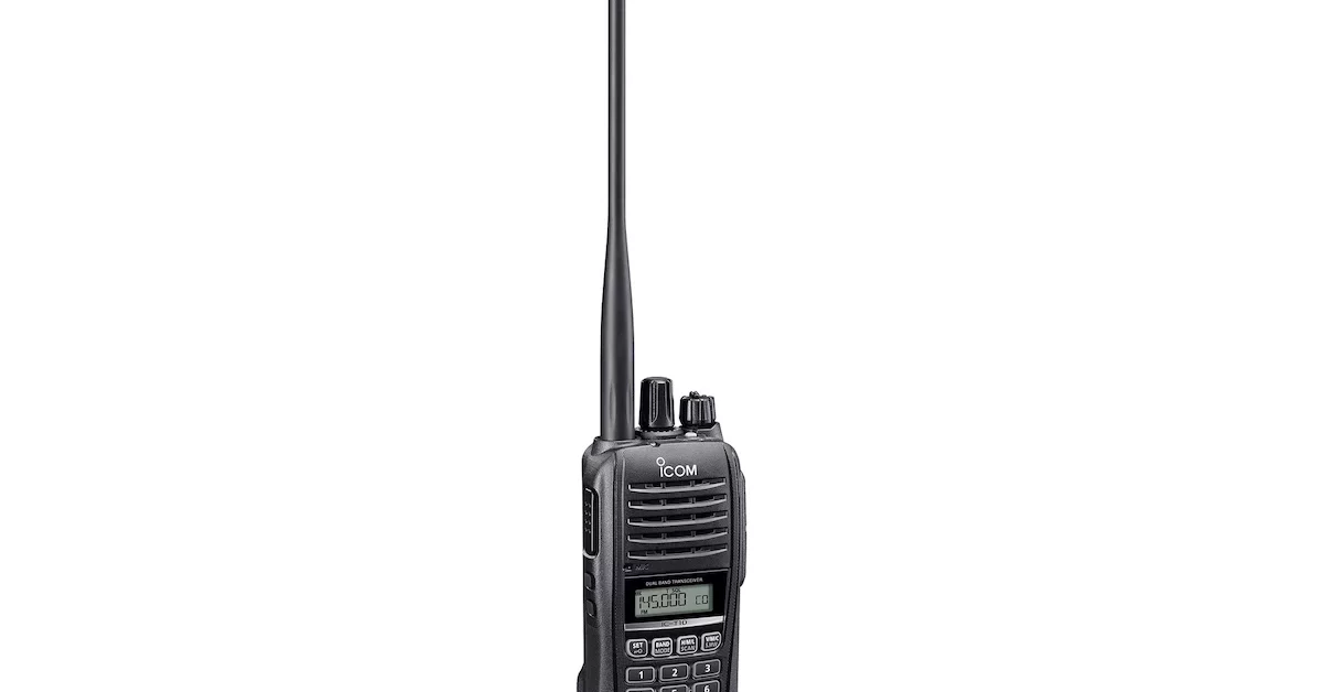 Icom IC-T10 VHF/UHF Dual Band FM Handheld GPS Central