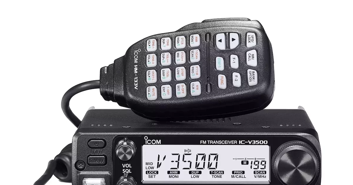 Icom IC-V3500 144 MHz FM Mobile – GPS Central