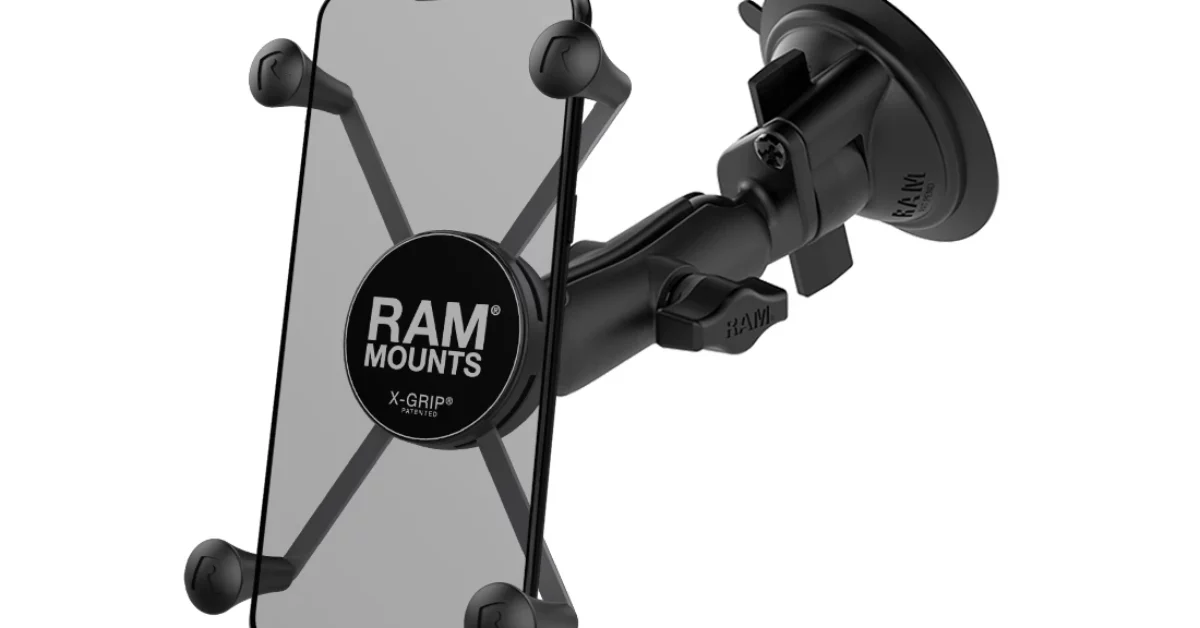 RAM-B-166-UN10U RAM Twist-LockT Suction Cup Mount With Universal X-Grip ...