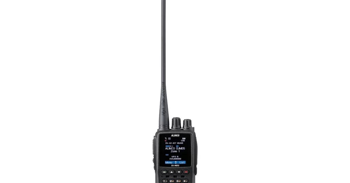 Alinco DJ-MD5FXT VHF/UHF Dualband DMR Transceiver – GPS Central