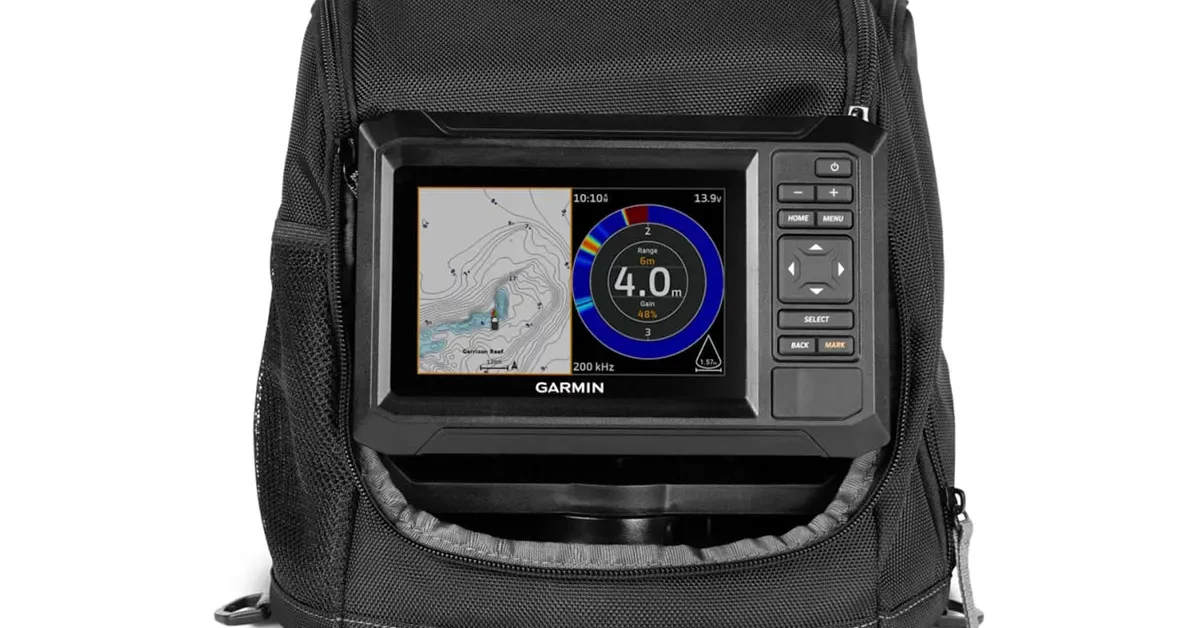 Garmin ECHOMAP 53cv UHD2 Ice Fishing Bundle with Navionics Plus US