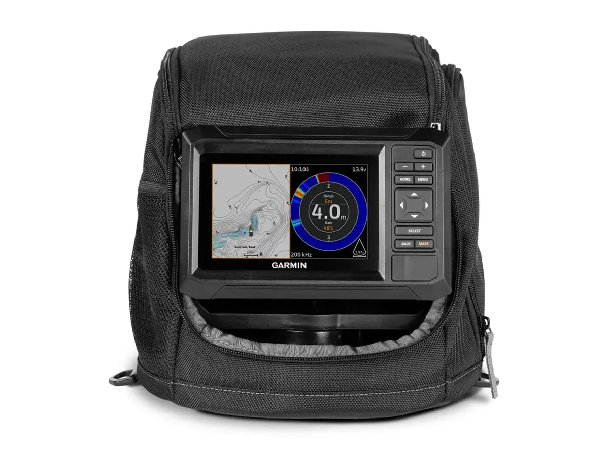 Garmin ECHOMAP? Plus 63cv Ice Fishing Bundle 