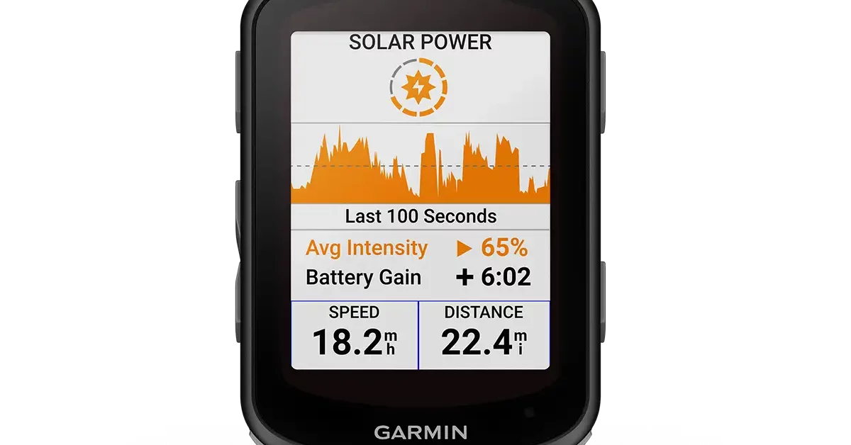 Garmin Edge 540 Solar (010-02694-20) – GPS Central