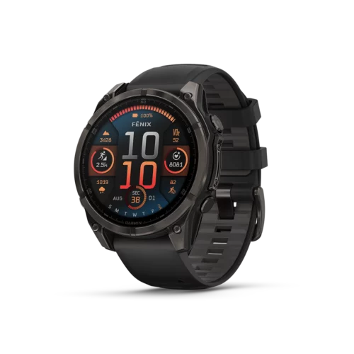 Garmin fenix 8 47mm Sapphire, Carbon Gray DLC Titanium