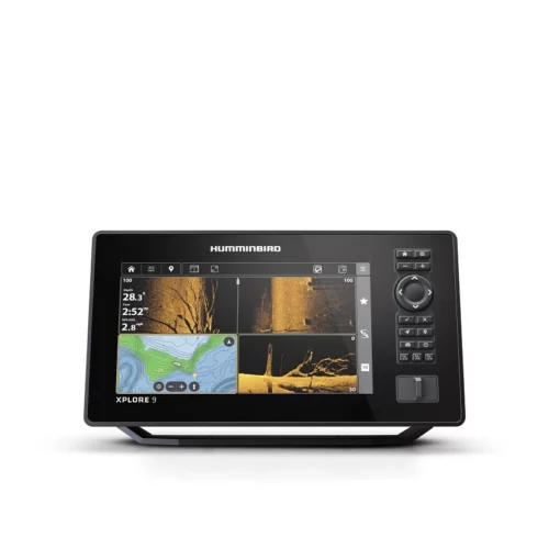 Humminbird XPLORE 9 split screen