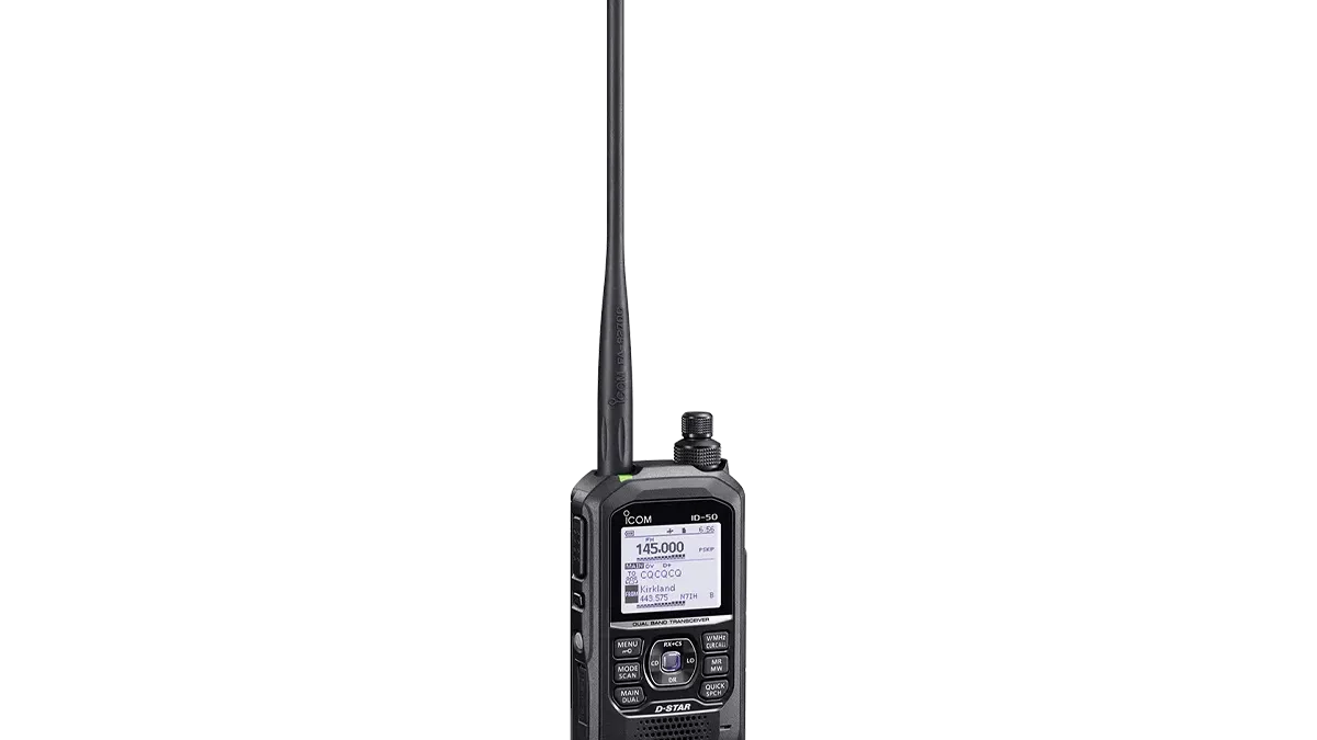 Icom ID-50A VHF/UHF Dual Band Digital Transceiver – GPS Central