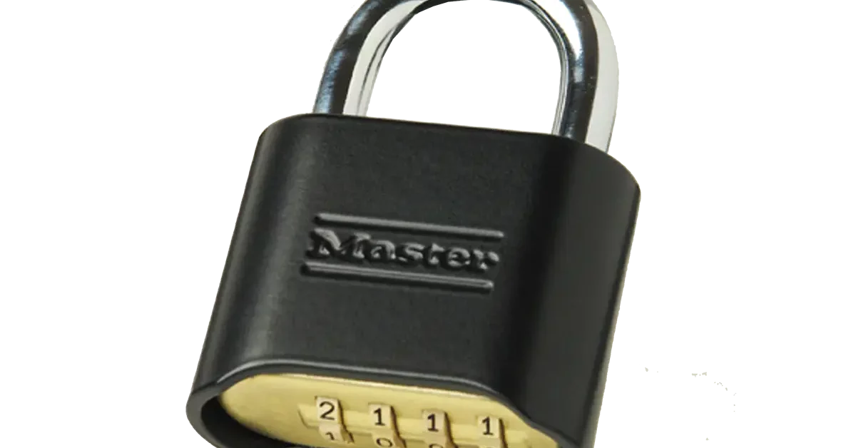 Master lock combination sale padlock