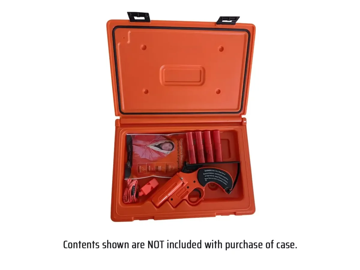 Empty Waterproof Flare/Bear Banger Case w/ Carabiner