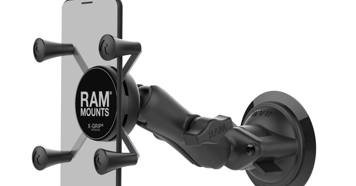 RAM-B-166-UN7U: RAM X-Grip Phone Mount With RAM Twist-Lock Suction Cup ...