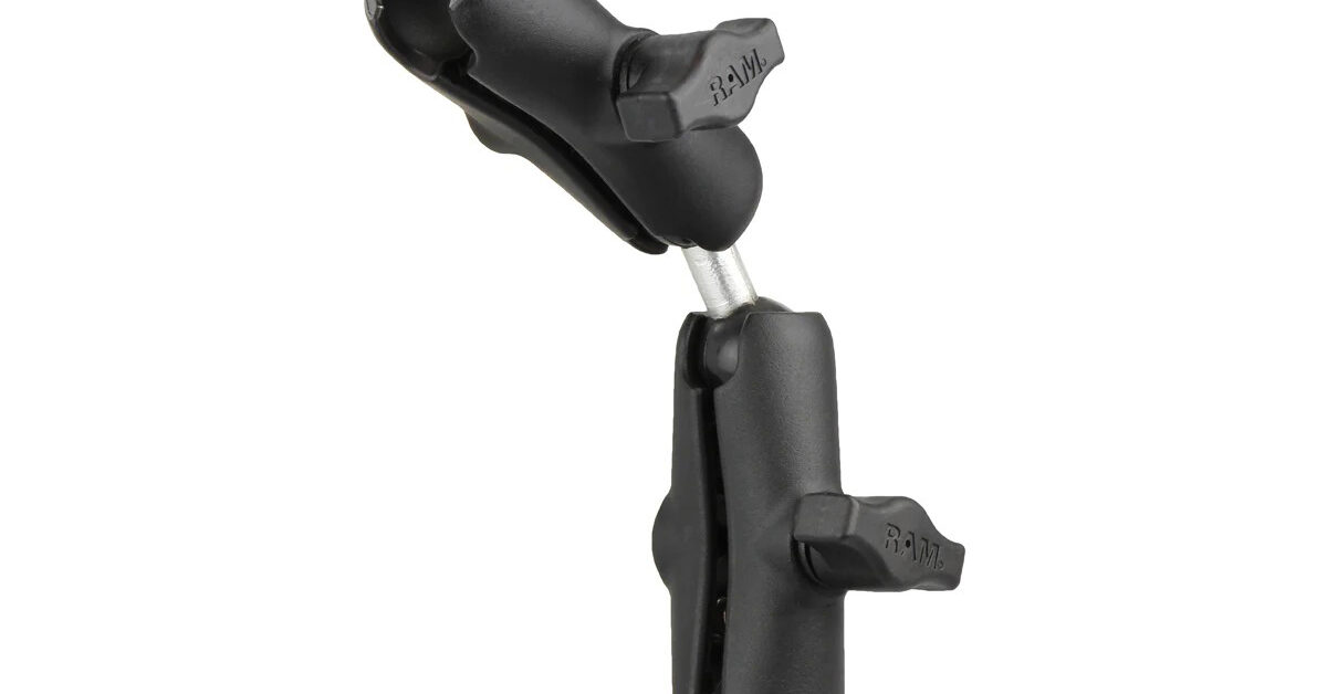 RAM-B-201-201: RAM Double Socket Arm With Dual Extension And Ball ...