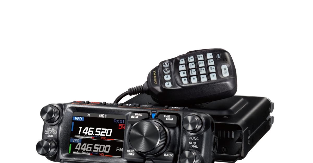 Yaesu FTM-500DR Dual Band Digital Mobile Transceiver - GPS Central