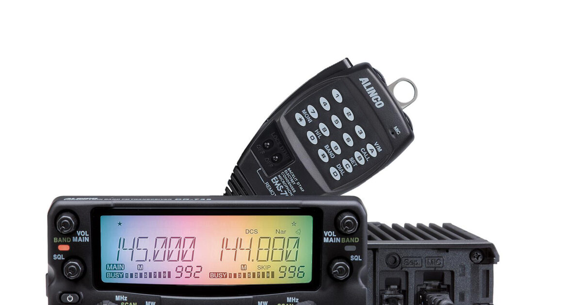 Alinco DR-735T Mobile/Base VHF+UHF Full-Duplex Transceiver