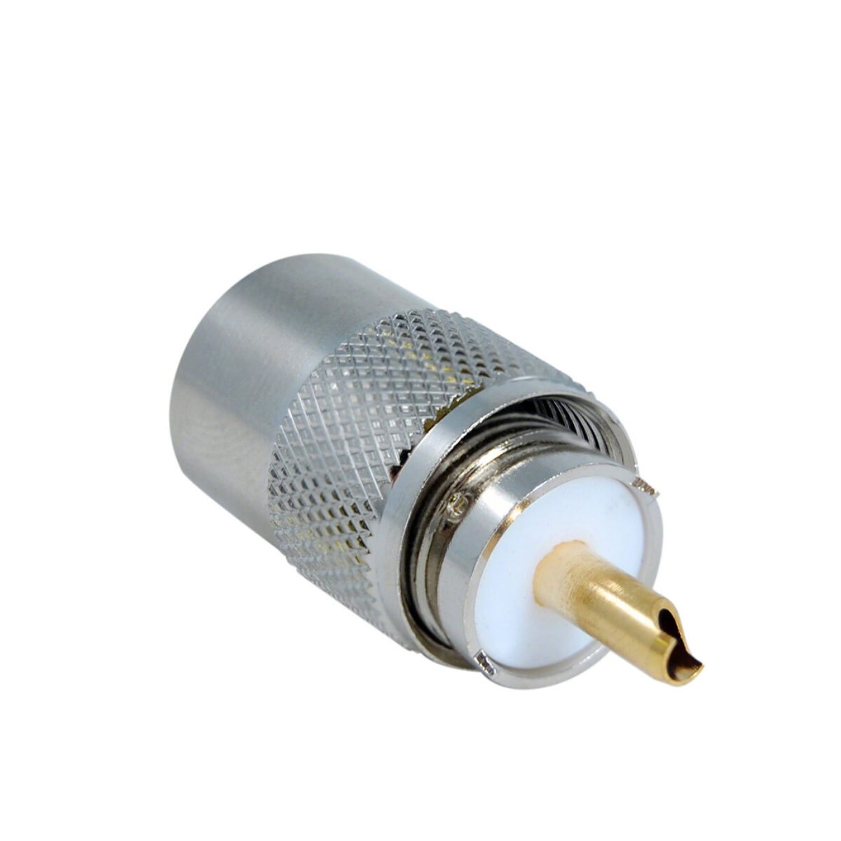 PL-259 Silver Plated Teflon UHF Connector with Silver or Gold Tip