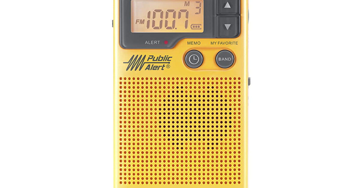 Sangean DT-400W – AM/FM Digital Weather Alert Pocket Radio -… – GPS Central