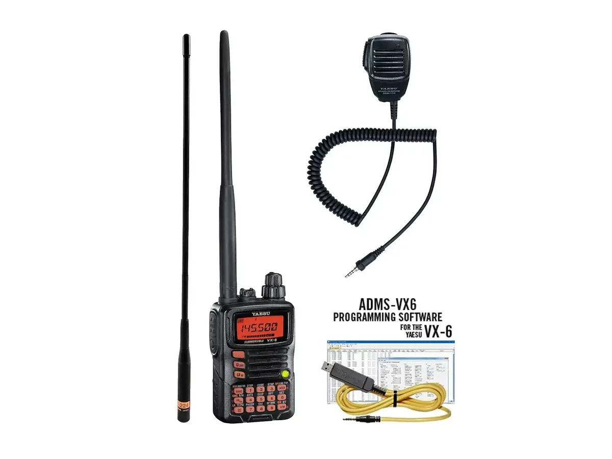 Yaesu VX-6R Dual-Band Submersible Handheld FM Transceiver